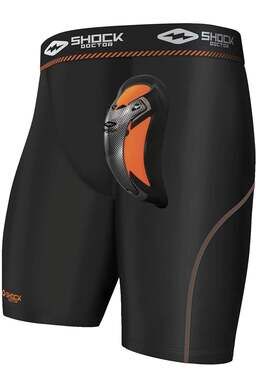 Shock Doctor Ultra Pro Compression Shorts with Carbon Flex Cup Mens Large NEW